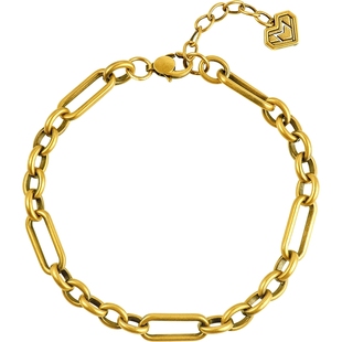 MONOLOGUE独白链金主义黑金复古黄金足金手链个性拼接手链MR959礼