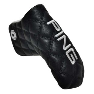 高尔夫推杆套新品条形杆头套磁铁球杆帽套一字PU半圆保护套特