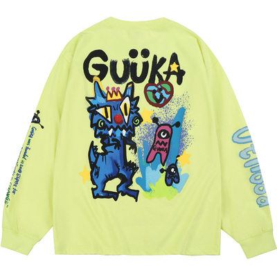 GUUKA阔版230克重磅长T