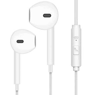 线控半入耳式普通有线耳机带麦克风适用于安卓Type-c圆口可选耳麦