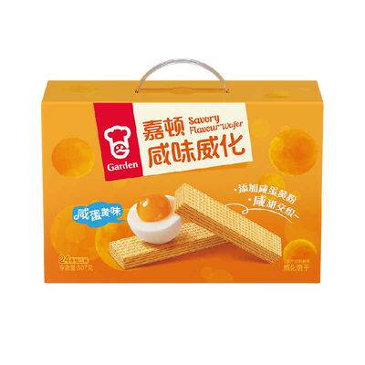 嘉顿咸蛋黄威化