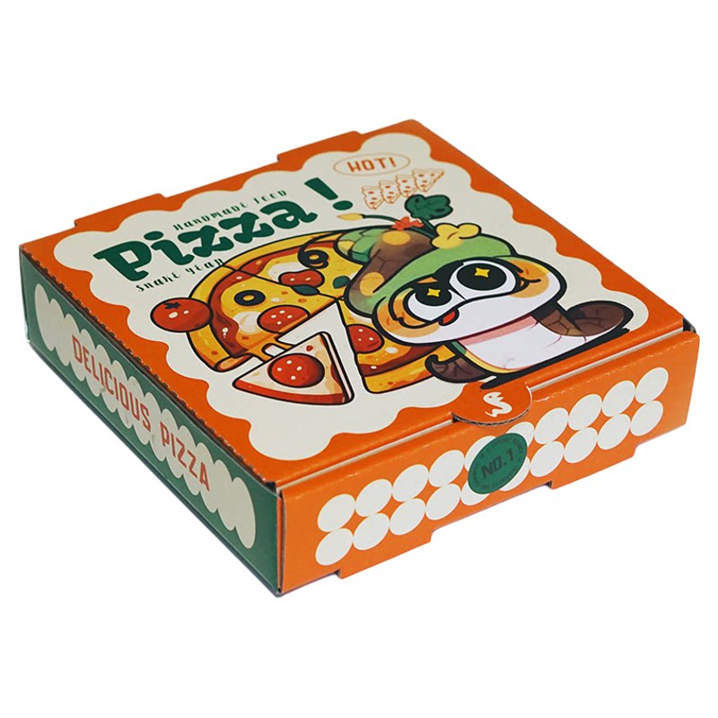 蛇年铝膜披萨打包盒商用7891012英寸外卖pizza包装批发新品