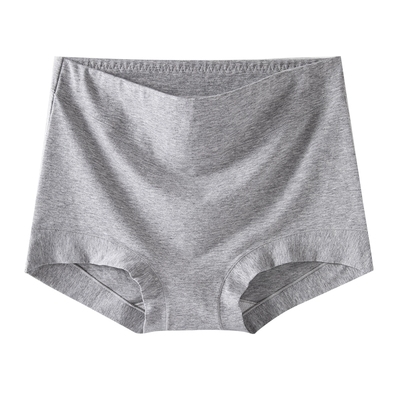 猫人高腰内裤精梳棉收腹提臀女士