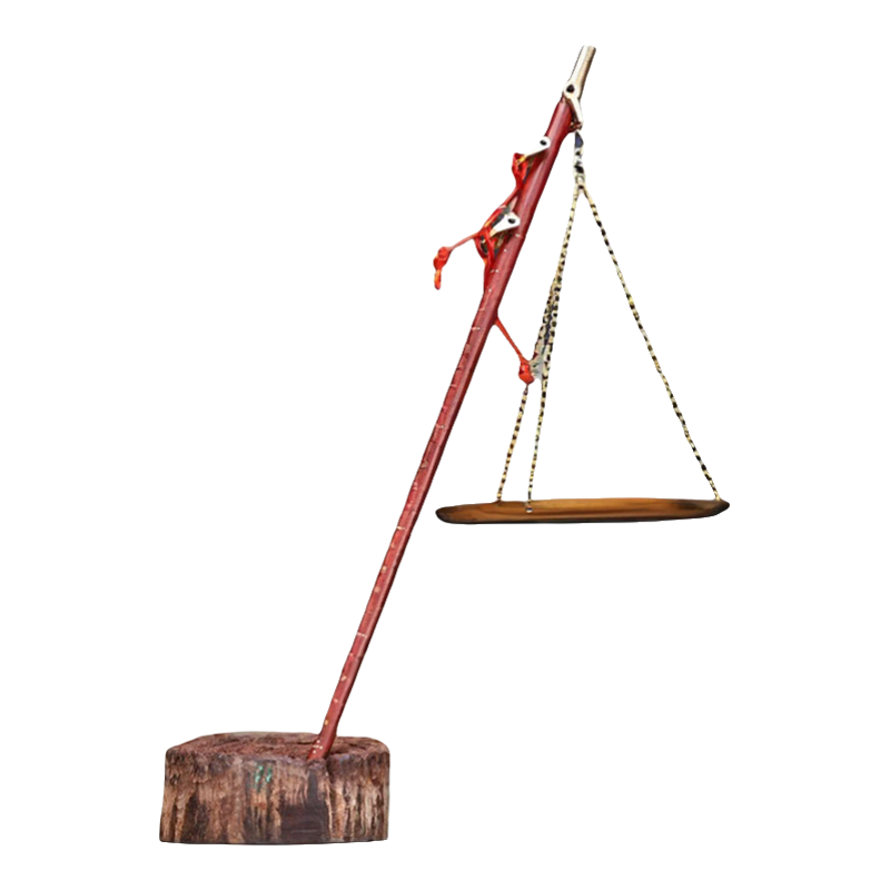 手提秤老式挂秤复古中式小叶紫檀药材秤手工木杆秤乔迁抓周礼道具