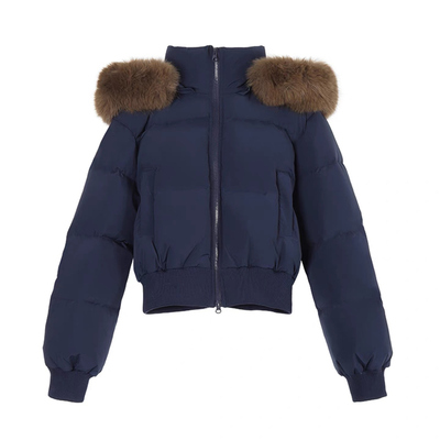 高级感超好看大毛领羽绒服女