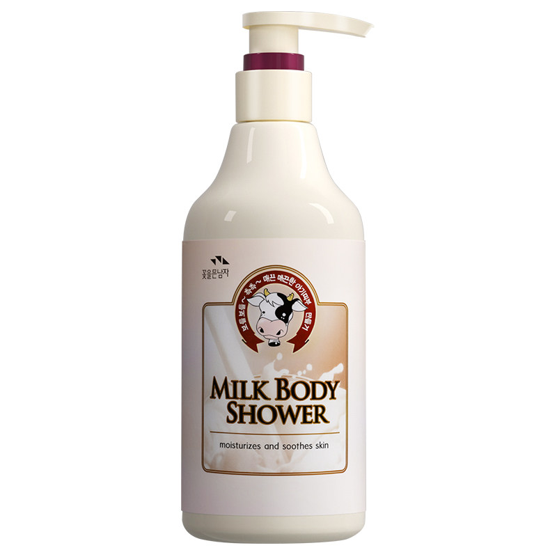所望牛奶沐浴露官方旗舰店品牌正品洗发水韩国cow补水进口沐浴液