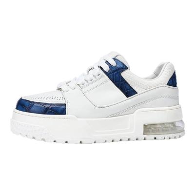 u7休闲板鞋头层牛皮厚底增高