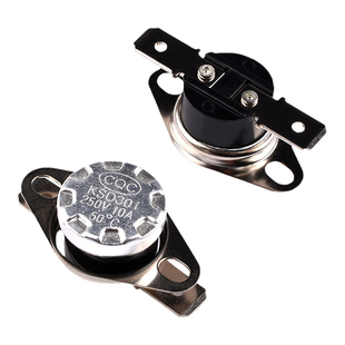 欣薇KSD301 温控开关温度控制器 常闭40-155度 250V/10A 过温保护