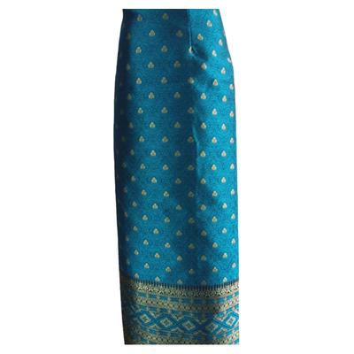 网红傣族裙高腰系带长筒裙民族风