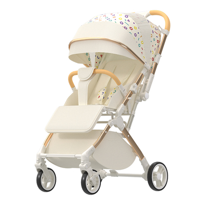 婴儿推车高景观双向推行可坐可躺轻便折叠便携婴儿车推车四轮减震