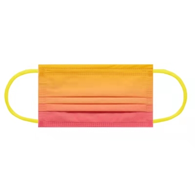 防护口罩男款女款彩虹色渐变