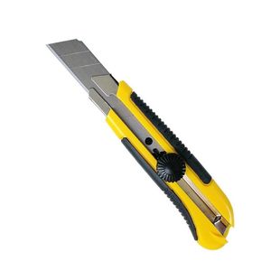 重型美工刀特大号加厚美工刀25MM不锈钢作业刀剪切割刀大刀架耐用