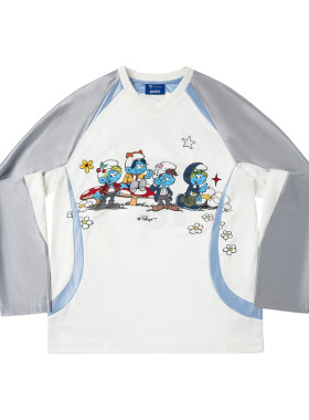 【SEVENTEEN ｜The Smurfs 联名】WHOOSIS 小分队长袖球服人物