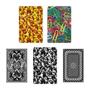 楚赢塑料扑克牌PVC防水布纹防滑回形针扑克牌酒店棋牌室加厚