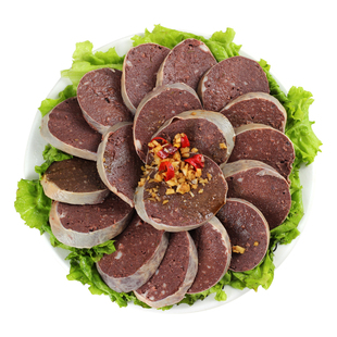 东北面肠农家自制荞面血肠纯手工真空新鲜老式荞麦猪血杀猪菜特产