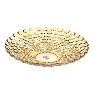 水晶玻璃果盘水果盘大号凉菜商用酒店专用自助餐展示盘子精致超大