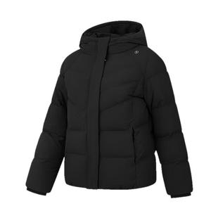 商场同款|乔丹女子短款羽绒服冬季聚热保暖连帽外套QDEGM2254394B