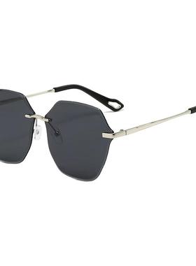 自带美颜太阳镜新款美妆镜女墨镜