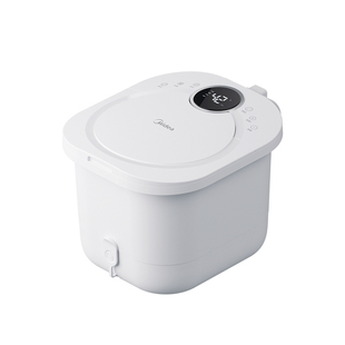 美的泡脚桶加热恒温足浴盆电动按摩洗脚盆全自动家用高深足疗机