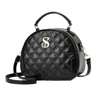 洋气小包包2026新款韩版ins网红单肩斜挎女士手提菱格小圆包女包