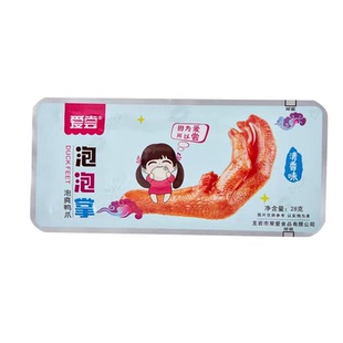 爱尝龙岩泡鸭爪下洋土楼特产泡爪卤味熟食下酒菜香辣鸭掌零食小吃