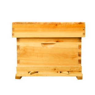 蜜蜂箱全套十框标准杉木中蜂煮蜡蜂箱成品巢框七框新手养蜂套餐