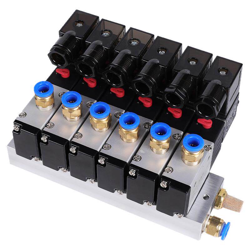 气动电磁阀组3V210-08二位三通
