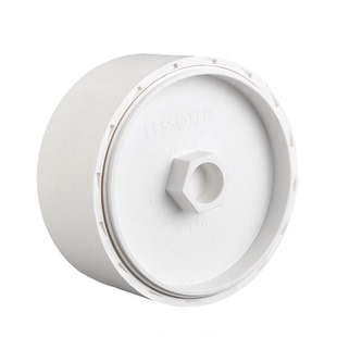 联塑PVC堵头内插式清扫口50 75 110地坪下水插水管配件管堵管件