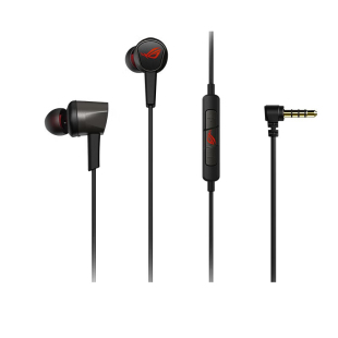 ROG玩家国度降临2 标准版入耳式线控游戏耳机带耳麦听声辩位3.5mm