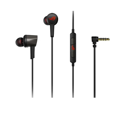 ROG玩家国度降临2 标准版入耳式线控游戏耳机带耳麦听声辩位3.5mm
