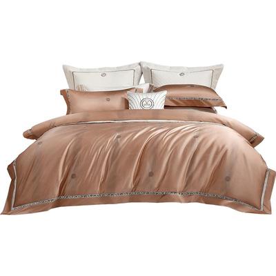 水星家纺丝绵贡缎四件套