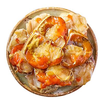红膏呛蟹宁波舟山特产醉蟹即食韩国酱母蟹生腌螃蟹蟹糊炝蟹梭子蟹