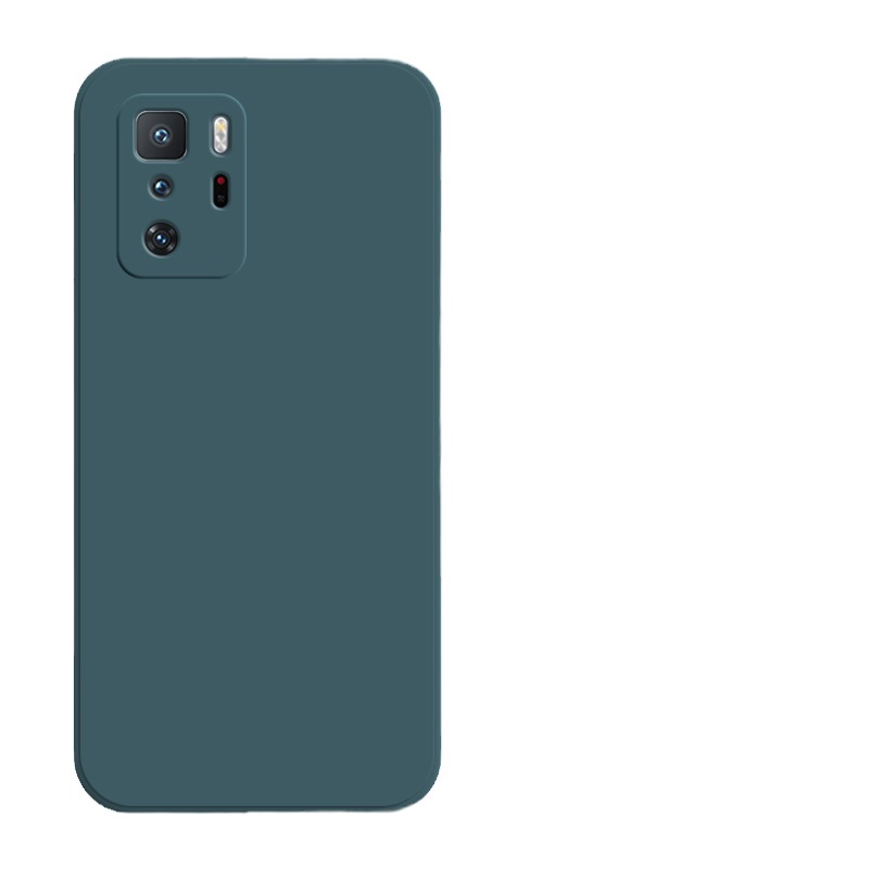ikoko适用红米NOTE10PRO 5g手机壳直边液态硅胶魔方保护套防摔软套全包镜头加厚防滑超薄磨砂外壳男女新款个