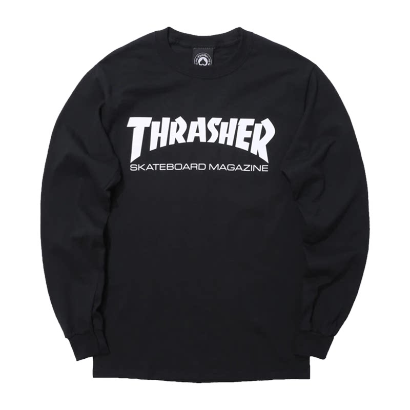 THRASHER 美线经典胸前长袖上衣 SKATE MAG LONG SLEEVE