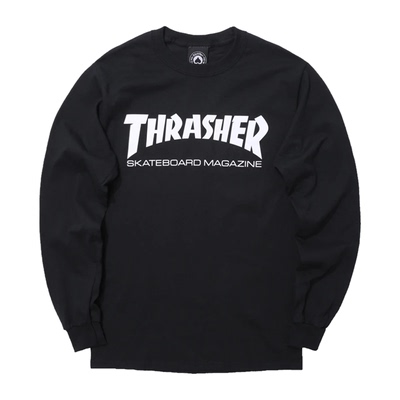 THRASHER 美线经典胸前长袖上衣 SKATE MAG LONG SLEEVE