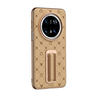 迪士尼适用华为mate70pro手机壳pro+腕带支架mate70新款女mate全包防摔70皮纹80保护套高级感mate80系列外壳
