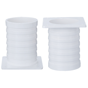 顶建 PVC止水节 加长高厚防水预埋套管套筒接头直通排水50 75 110