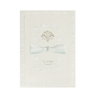 原创白色A4香港结婚 证书保护套ins风婚书套个性定制婚礼婚庆用品