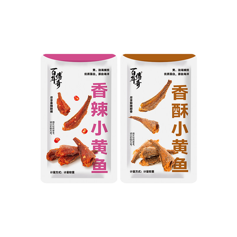 百年传奇小黄鱼香辣味香酥山椒味
