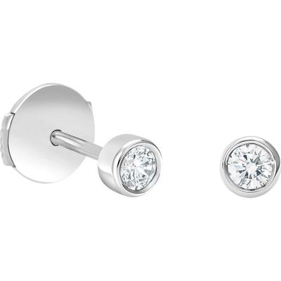 戴比尔斯白金钻石耳钉