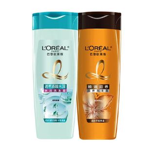 欧莱雅透明质酸/精油润养洗发水润发乳随机发100ml*2