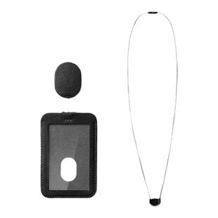 Orbitkey ID Card Holder轻便证件卡包可伸缩挂牌门禁公交饭卡信用卡工作证收纳套卡包伸缩证件卡包卡套绳子