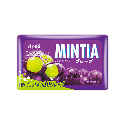 日本进口葡萄味薄荷味清凉糖果