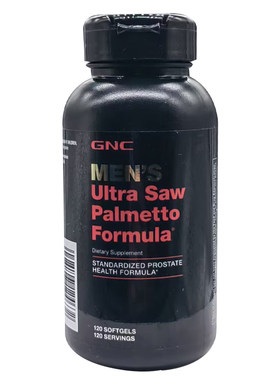 GNC强化锯棕榈植物甾醇泌尿男腺