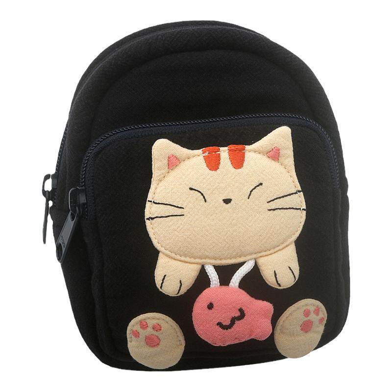 kine猫日式棉布零钱包书包挂饰