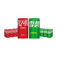 可口可乐200ml*12罐+雪碧200ml*12罐