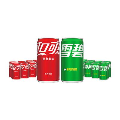速度冲！可口可乐+雪碧mini罐整箱装！