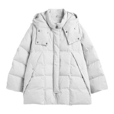 蒲PUKKA短款连帽羽绒服