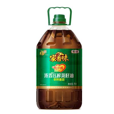 福临门低芥酸浓香压榨菜籽油5L