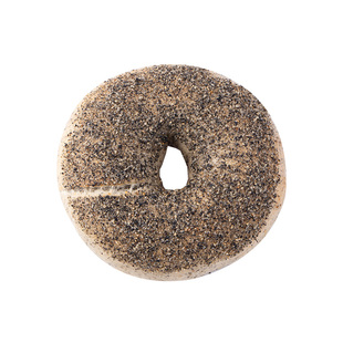 周建生黑芝麻贝果面包杂粮粗粮早餐代餐轻食无添加防腐剂手作欧包